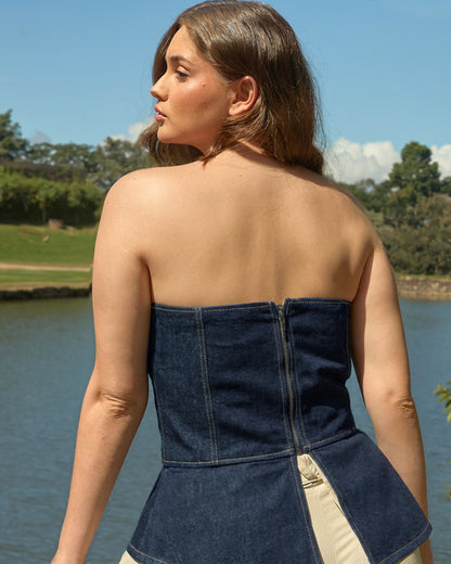 Top Instinto - Denim